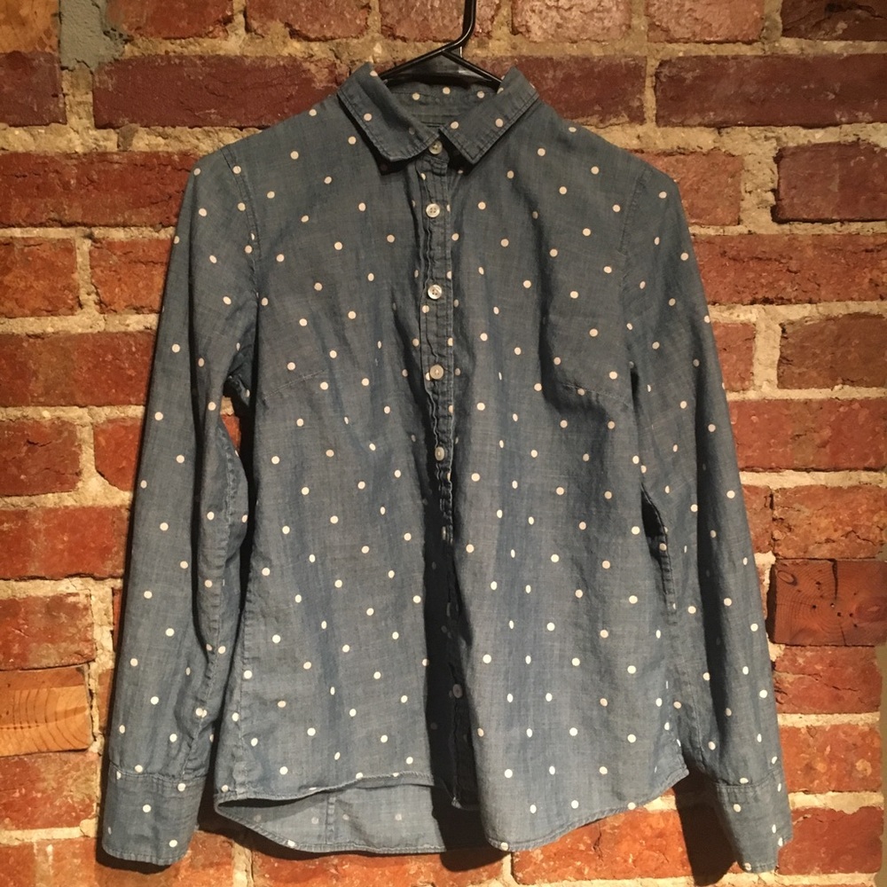 J. Crew women’s denim button down